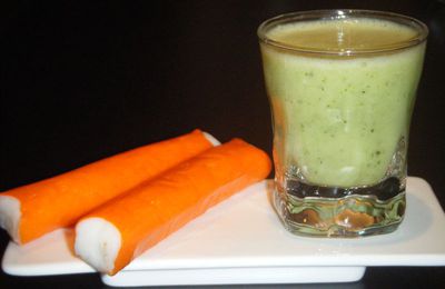 Velouté de courgettes à la vache qui rit