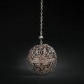 A rare silver reticulated spherical censer, Tang dynasty (618-907)