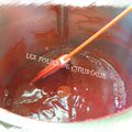 Coulis pêches framboises