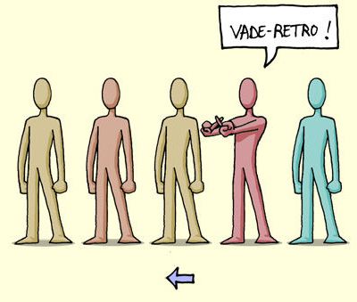 Le jeu du Hi-Ah - Le "Vade Retro"
