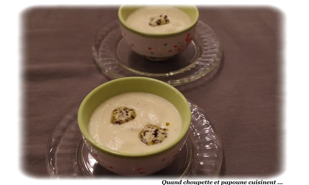 VELOUTE POMMES DE TERRE-CELERI TRUFFE