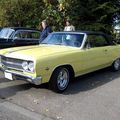 La Chevrolet chevelle malibu SS 283 V8 auto convertible de 1965 (Retrorencard)