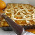 Tarte Quadrillée Orange & Noisette