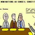 Nominations au Conseil Constitutionnel . . ou la préeminence des machos . .