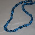 collier imitation turquoise