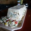 Terrine froide aux poivrons et Roquefort