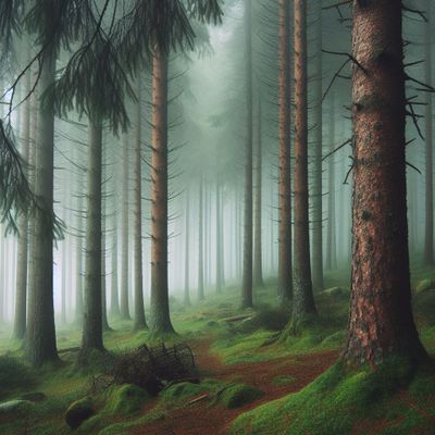 Balade en forêt de pins.