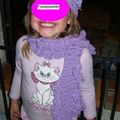 Vive les crochetalongs : un bonnet et écharpe pour ma puce