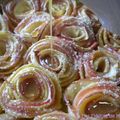 Tarte aux pommes bouquet de roses façon Alain Passard