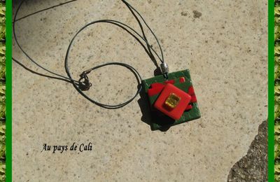 N°67 ET N°68 PENDENTIF (MULTICOLORES)