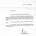 Réponse du Président de la République sur Xynthia à Patrick.