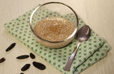 PERLES DU JAPON AU LAIT DE COCO ET FEVE TONKA