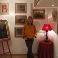 EXPO DE PEINTURE PAR PAM GRAYBURN A LA VILLA BUISSIERE UNE ARTISTE FANTASTIQUE AVEC BEAUCOUPS DE TALENTS