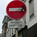 Mulhouse Haut-Rhin sens interdit panneau