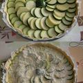 Tarte courgettes et curry 