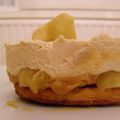 Feuilleté pomme, mousse au caramel façon automnale...