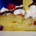 Gâteau magique à l'ananas et aux griottines