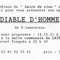 1997 : Diable d'Homme ! ... annonce