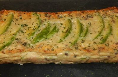 Quiche saumon frais et avocat (sans pâte)