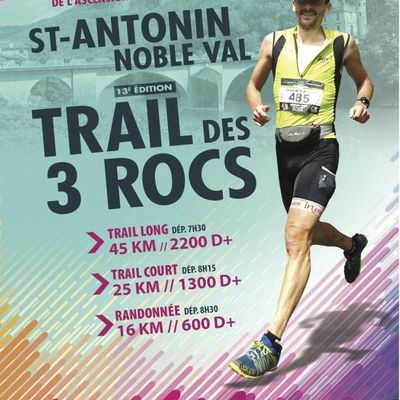 Trail des 3 rocs à Saint Antonin