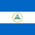 Map and Flag of Nicaragua