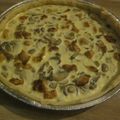 Tarte au poulets et aux champignons