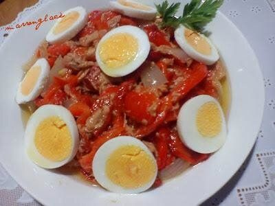 Recette de salade de poivrons