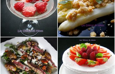 Un menu pour ce week-end : un printemps estival !