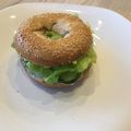 Green bagel 