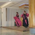 Flamenco: Robe rose et castagnettes