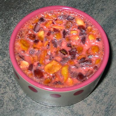 Petites crèmes aux pralines Lyonnaises