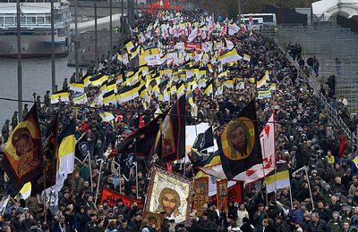 Russie: Journée de l'Unité Nationale et manifestation des fascistes à Moscou