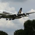 Airbus A380-841 Singapore Airlines 9V-SKA. LHR 20/07/2014. Photos: Jean-Luc