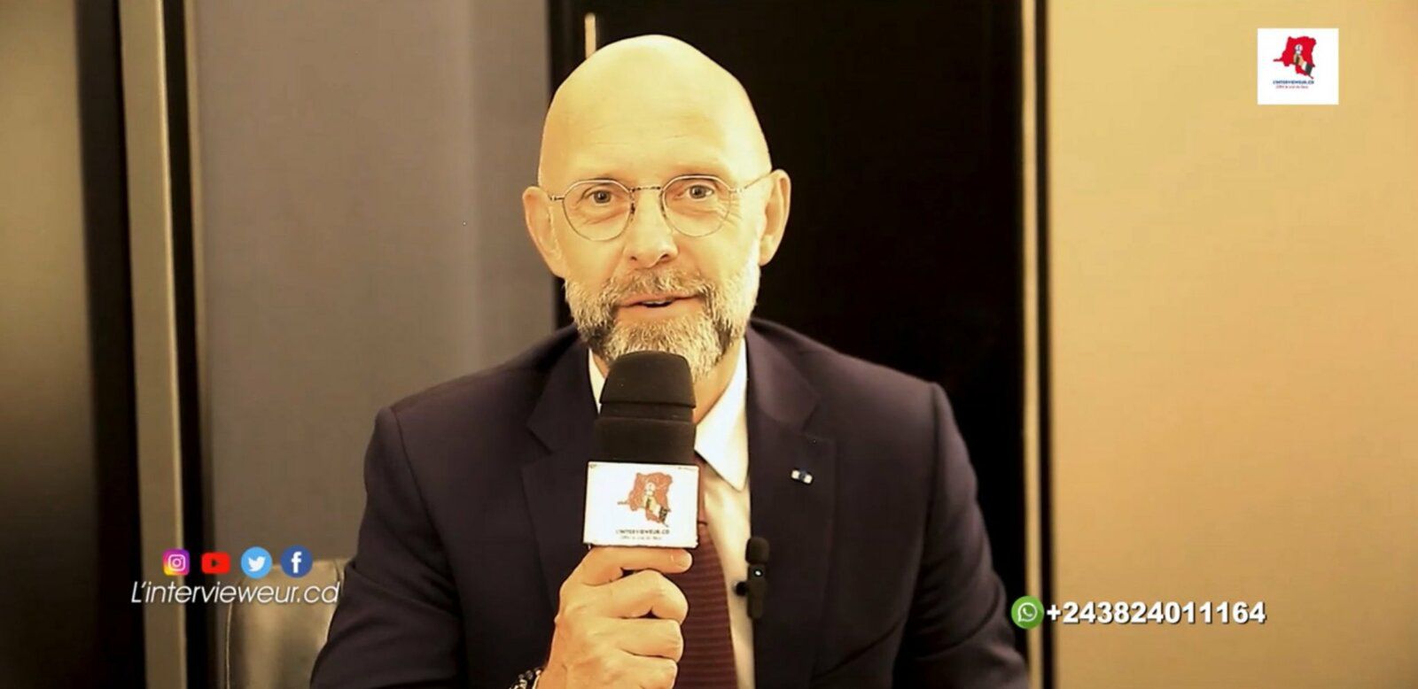 Frédéric Fougerat, Interview de Frédéric Fougerat, Frédéric Fougerat à Kinshasa, 