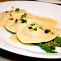 Raviolis de Homard, Pâtes Fraîches et Beurre Blanc Citronné