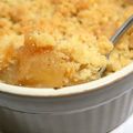 Crumble aux pommes 