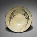Bowl with Two Birds, Iran, Nishapur or Central Asia, Samarkand, Samanid Period, 10th century
