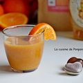 Jus de mandarine, orange, guarana et sirop de gingembre