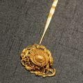 Gold chrysanthemum hairpin, Ming dynasty, 16th century