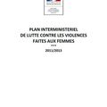 Plan interministériel de lutte contre les violences faites aux femmes