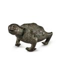 A bronze figure of a toad, Song - Ming dynasty