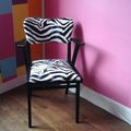 Un fauteuil style zebre