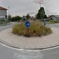 Rond-point à Villefranque