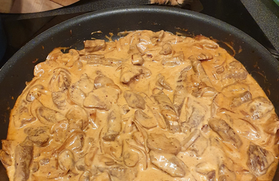 Boeuf Stroganoff recette Alain Ducasse