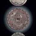 Three bronze circular mirrors, Han dynasty (206 BC-AD 220)