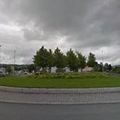 Rond-point à Stjordal (Norvège)