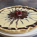 Tarte aux deux chocolats