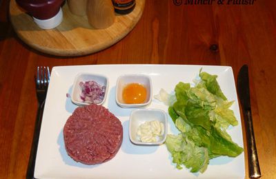 Steak tartare & salade (9 PP)