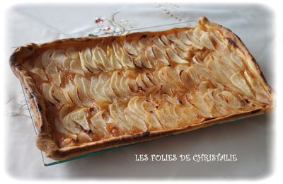 Tarte feuilletée aux poires