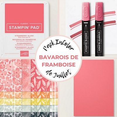 Pack InColor de Juillet : Bavarois de framboise !